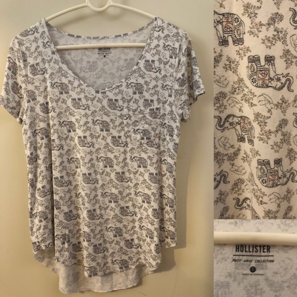 Hollister elephant top